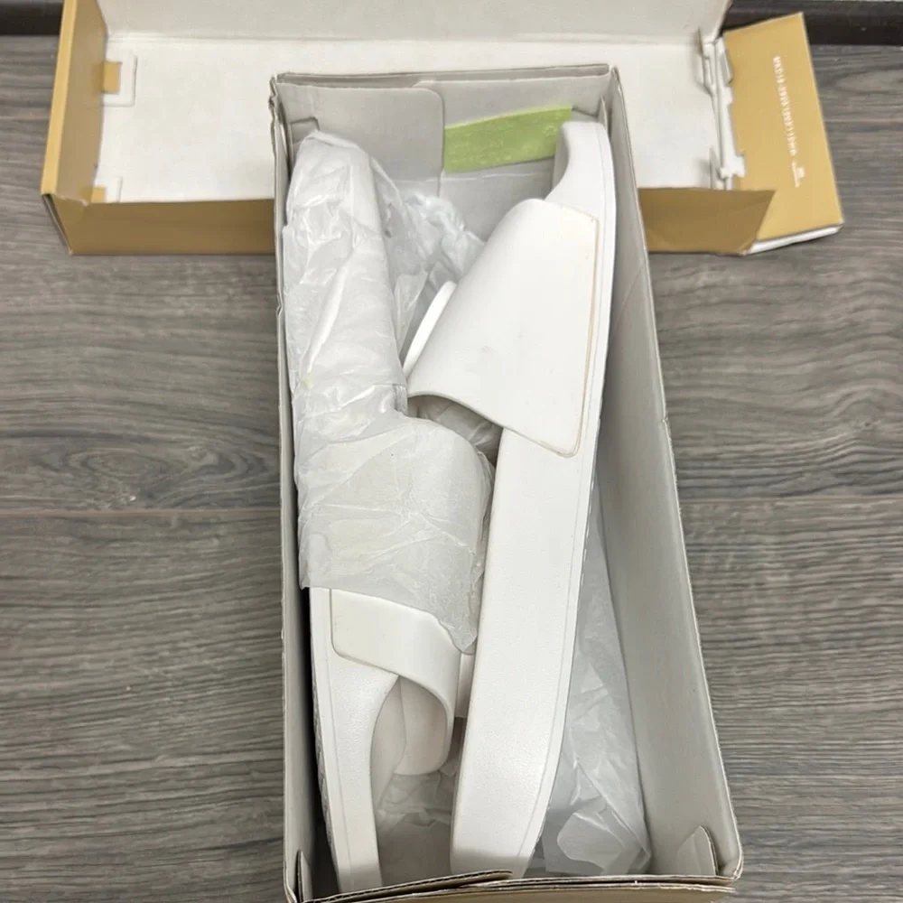 Michael Kors gilmore slide sandal - optic white - Picture 2 of 6